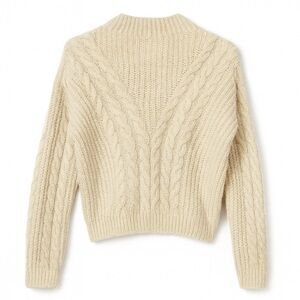 Universal Thread • Fuzzy Knit Sweater • Cream • Size S
